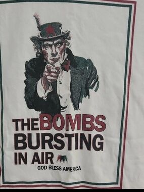 Uncle Sam World Champions Undrcrwn Men's XL White Graphic Print T-Shirt